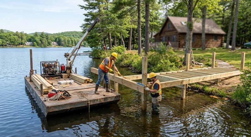 Water Dock Installation in Alpharetta, GA