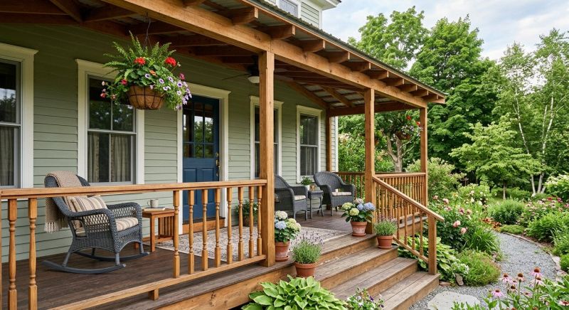 Wood Porch Construction in Stamford, CT